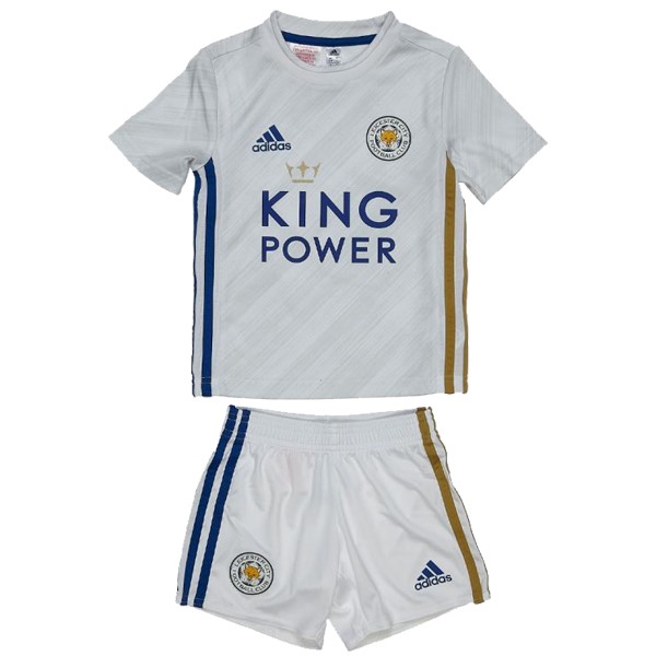 Camiseta Leicester City Segunda Niños 2020-2021 Blanco